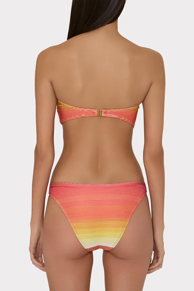 Milly Margot Sunset Stripe Bikini Bottom Multi Women Bikinis Milly Margot Sunset Stripe Bikini Bottom Multi Women Bikinis