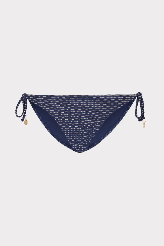 Milly Millie String Bikini Bottom Navy Women Swim and Coverups