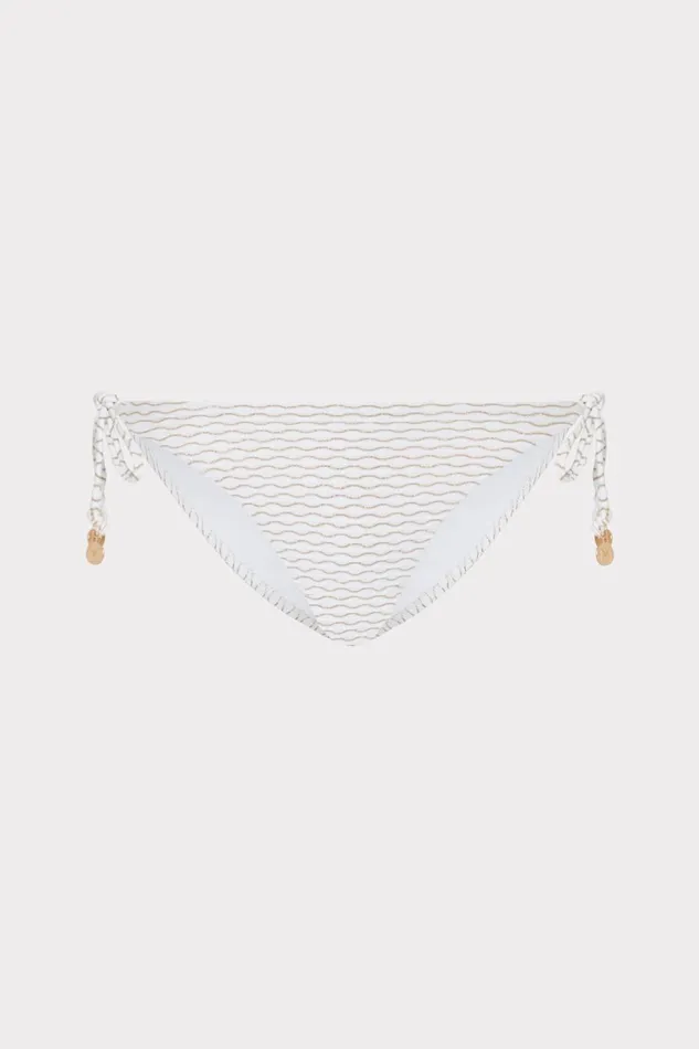 Milly Millie String Bikini Bottom White Women Bikinis