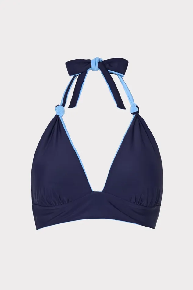 Milly Scala Reversible Bikini Top Mineral Bluenavy Women Bikinis