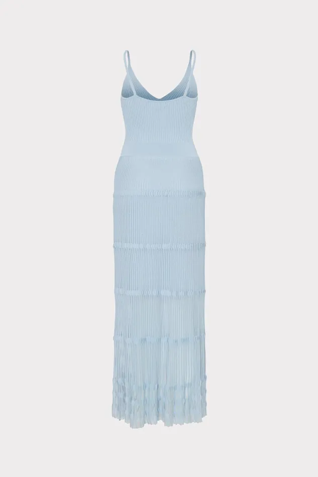 Milly Sheer Knit Cami Dress Light Blue Women Dresses Milly Sheer Knit Cami Dress Light Blue Women Dresses