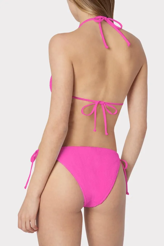 Milly Textured Bikini Bottom Neon Pink Women Bikinis Milly Textured Bikini Bottom Neon Pink Women Bikinis