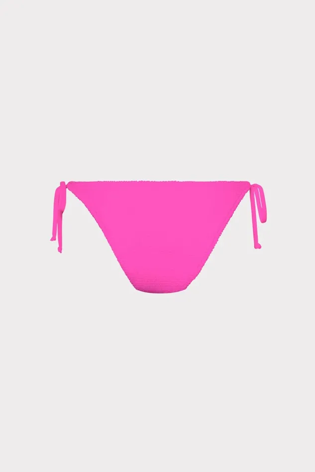 Milly Textured Bikini Bottom Neon Pink Women Bikinis Milly Textured Bikini Bottom Neon Pink Women Bikinis