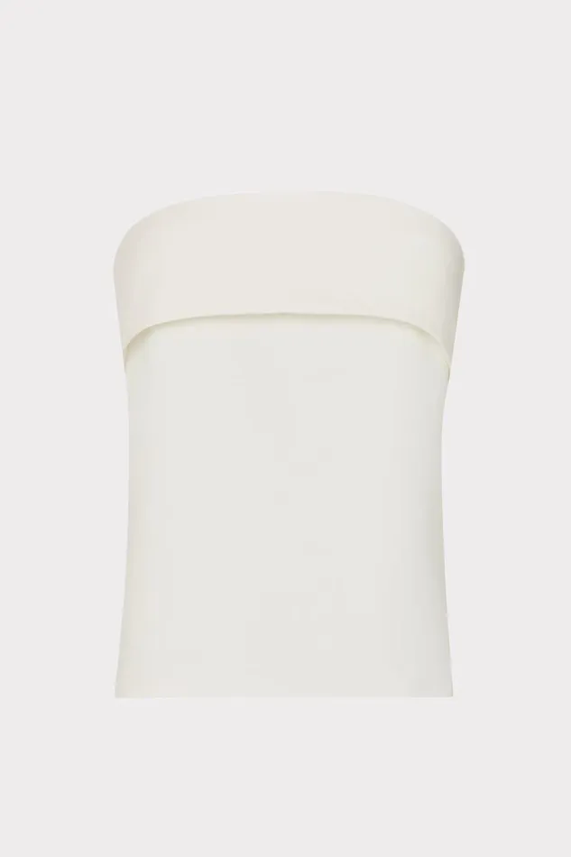 Milly Tuala Cady Top Ecru Women Tops
