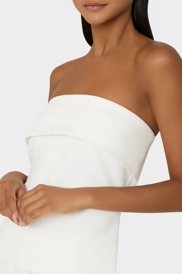 Milly Tuala Cady Top Ecru Women Tops Milly Tuala Cady Top Ecru Women Tops