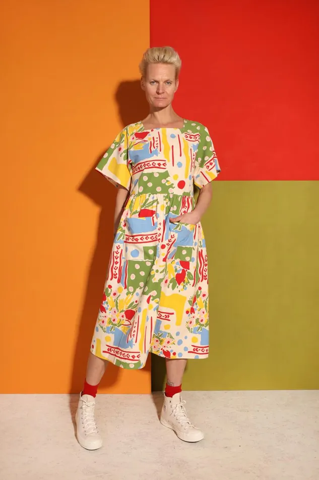 Mitch Dress Salon Print Womens LF Markey Dresses