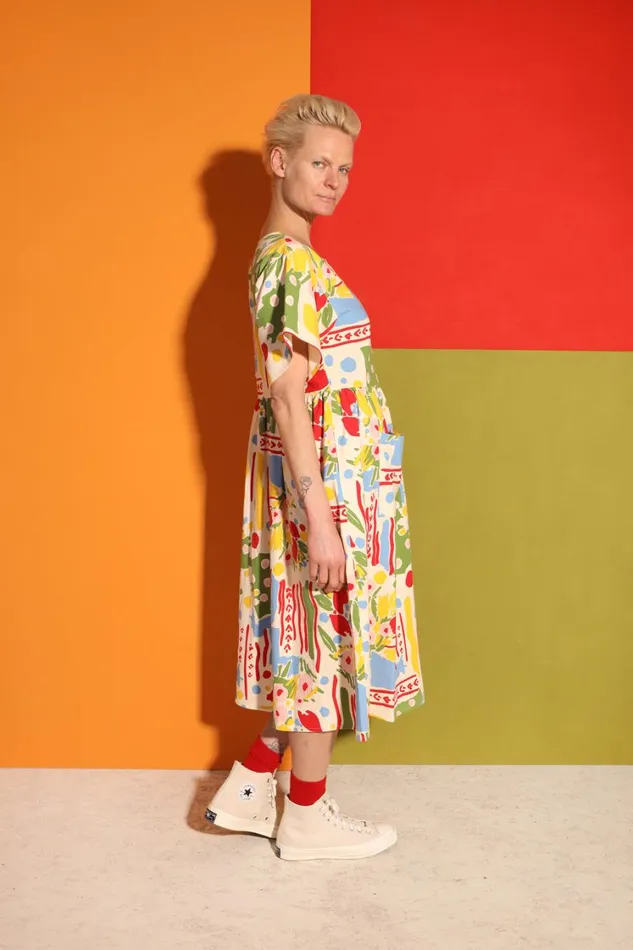 Mitch Dress Salon Print Womens LF Markey Dresses