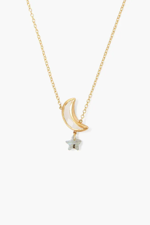 Moon And Star Necklace Labradorite Women Chan Luu Necklaces
