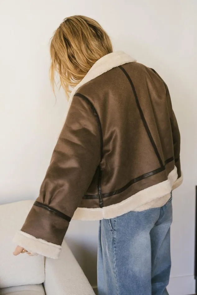 Mountain Peaks Moto Jacket Mocha Women Bohme Outerwear