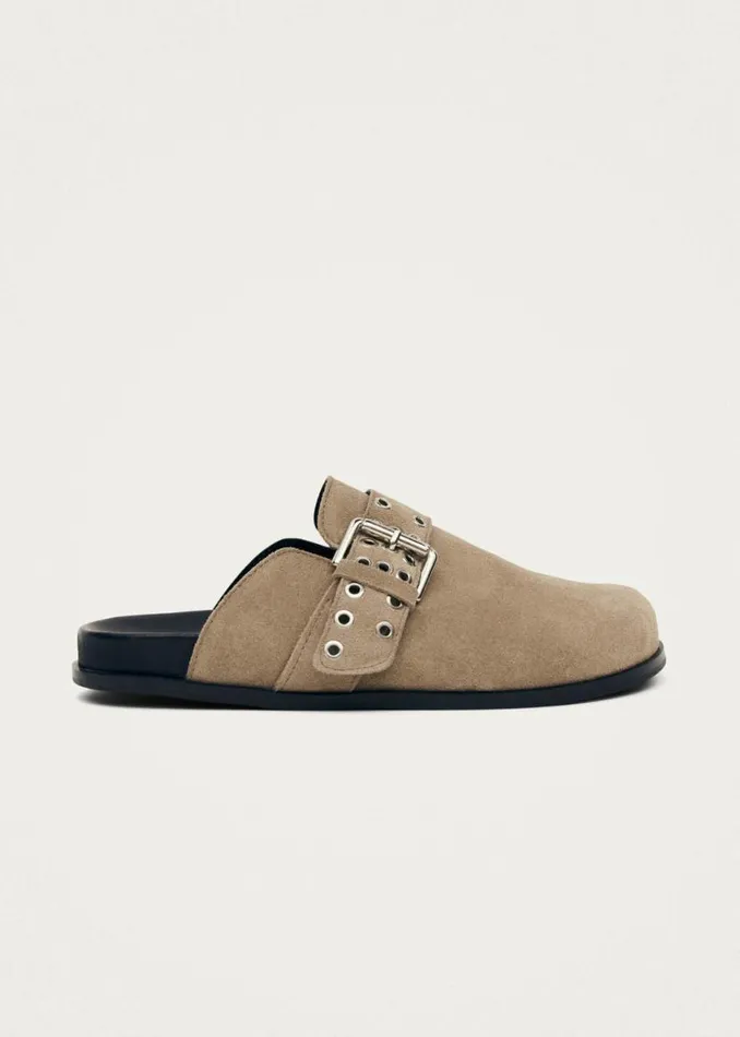 Mules Women ALOHAS Halia Beige Leather Mules