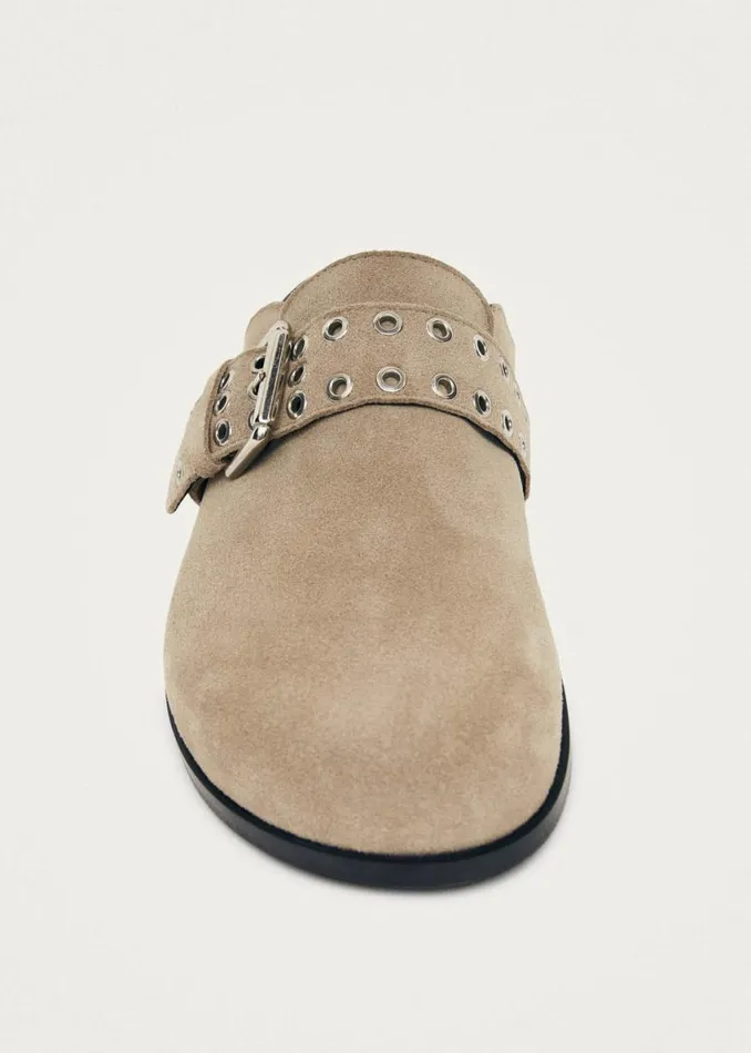 Mules Women ALOHAS Halia Beige Leather Mules