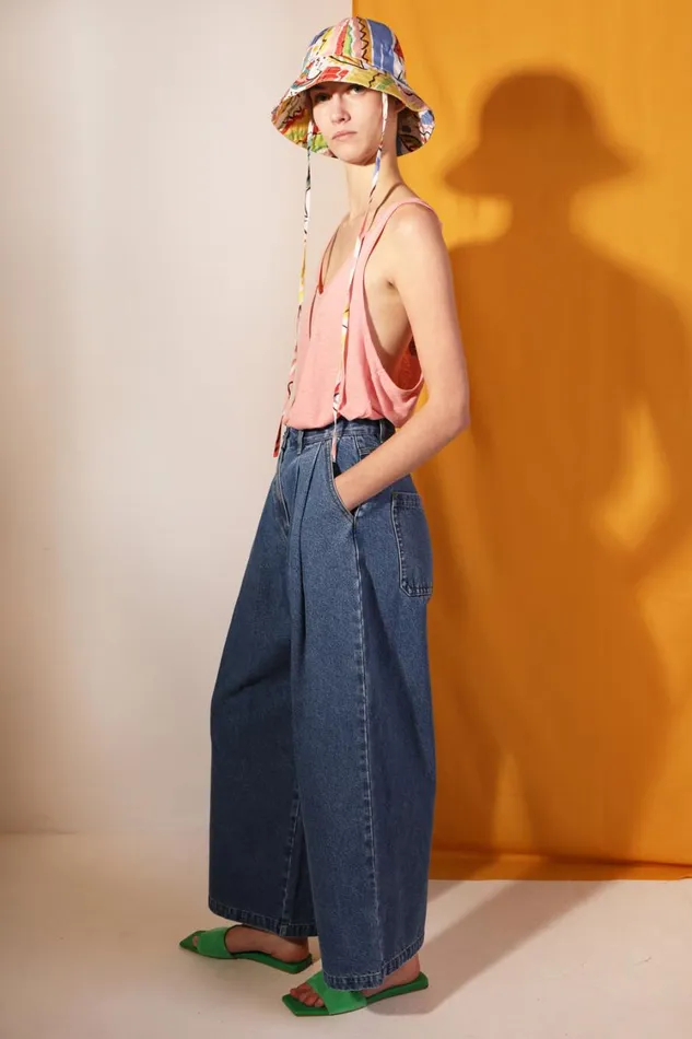 Myles Jean Mid Blue Womens LF Markey Trousers