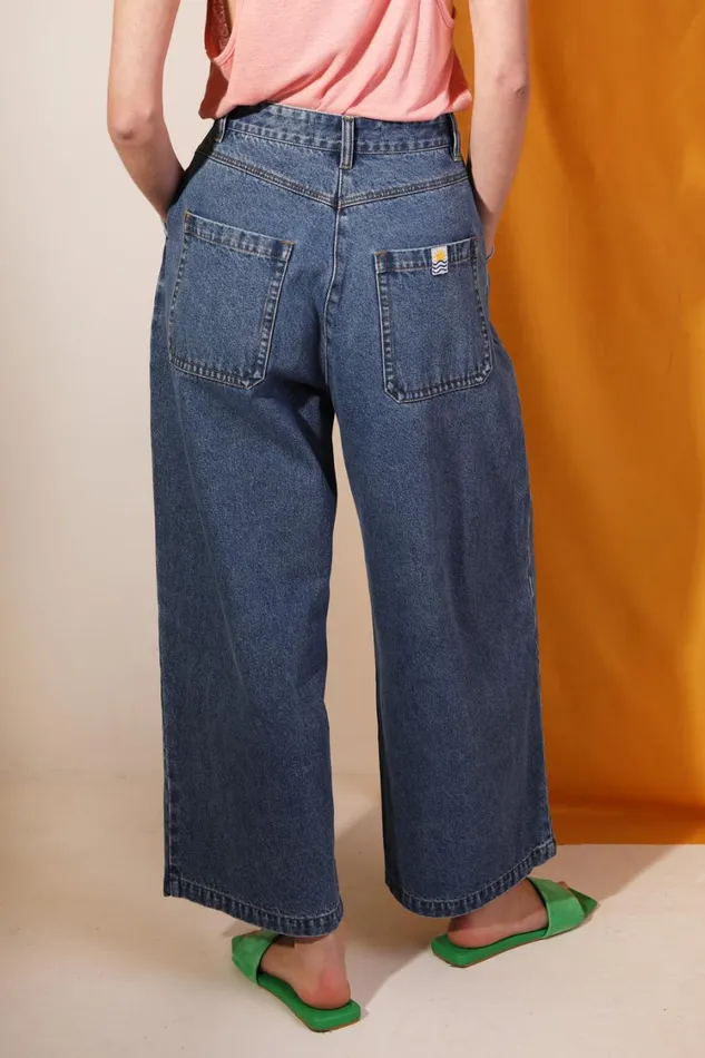 Myles Jean Mid Blue Womens LF Markey Trousers