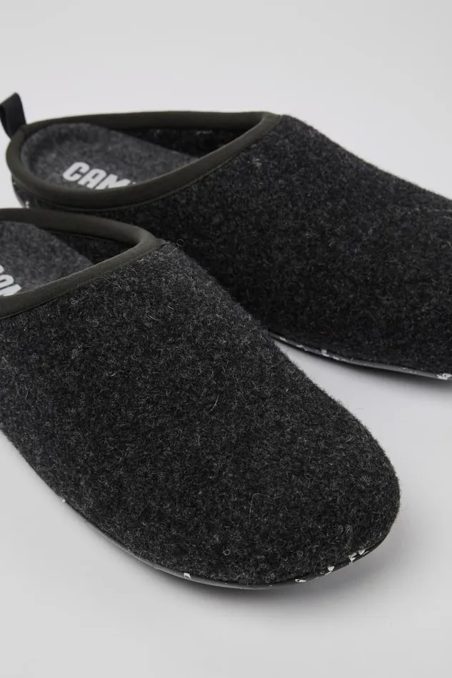 Non Leather Shoes Men Camper Wabi Gray Slippers