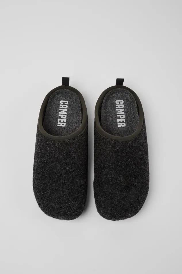 Non Leather Shoes Men Camper Wabi Gray Slippers Non Leather Shoes Men Camper Wabi Gray Slippers