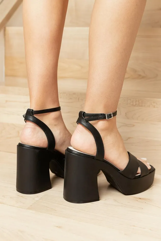 Norah Heels In Black Black Women Bohme Shoes