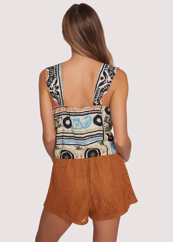 Oracle Top Blackmulti Women Lost Wander Tops