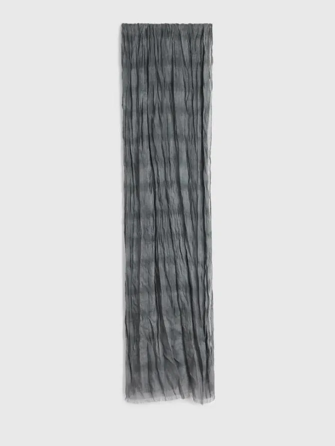 ORLEANS SCARF Dk Steel Htr Accessories John Varvatos Scarves