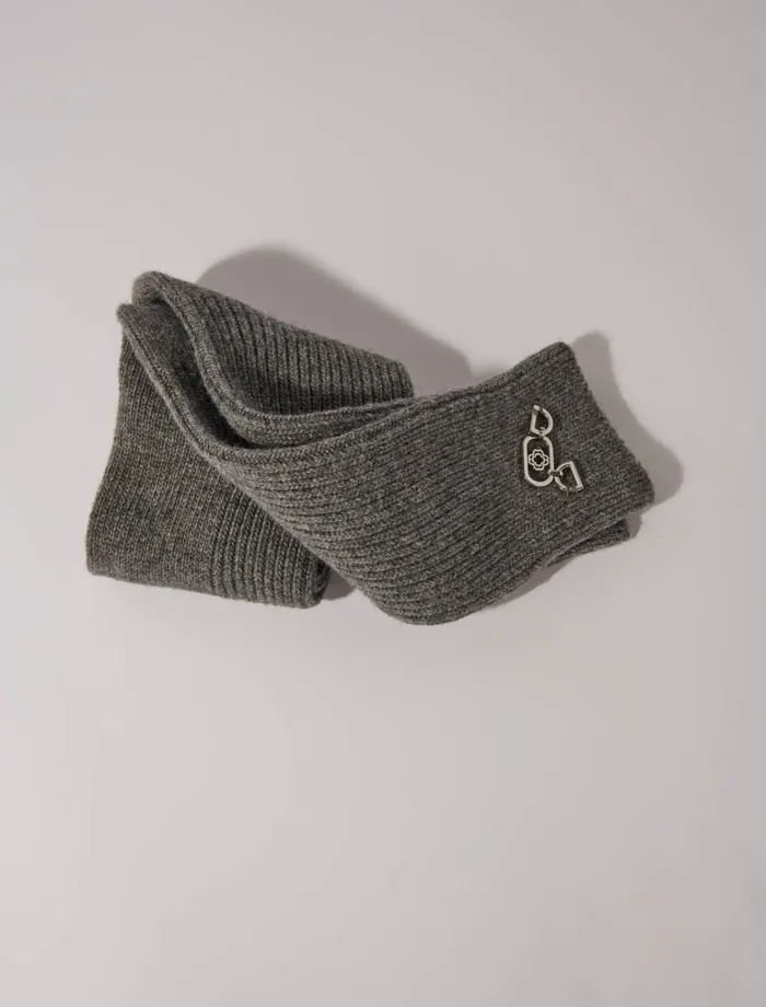 Other Accessories Women Maje Wool Blend Socks Grey