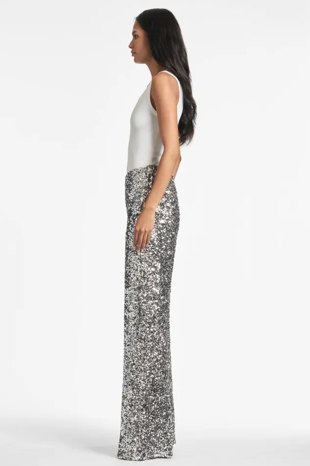 Pants and Jumpsuits Women Sachin and Babi Alli Pant 8211 Silver Sequins