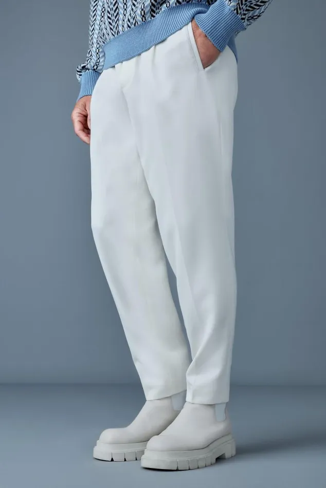 Pants and Shorts Men Mackage MARTIN Pleated Wool Pants With Elasticized Waist Black Pants and Shorts Men Mackage MARTIN Pleated Wool Pants With Elasticized Waist Black