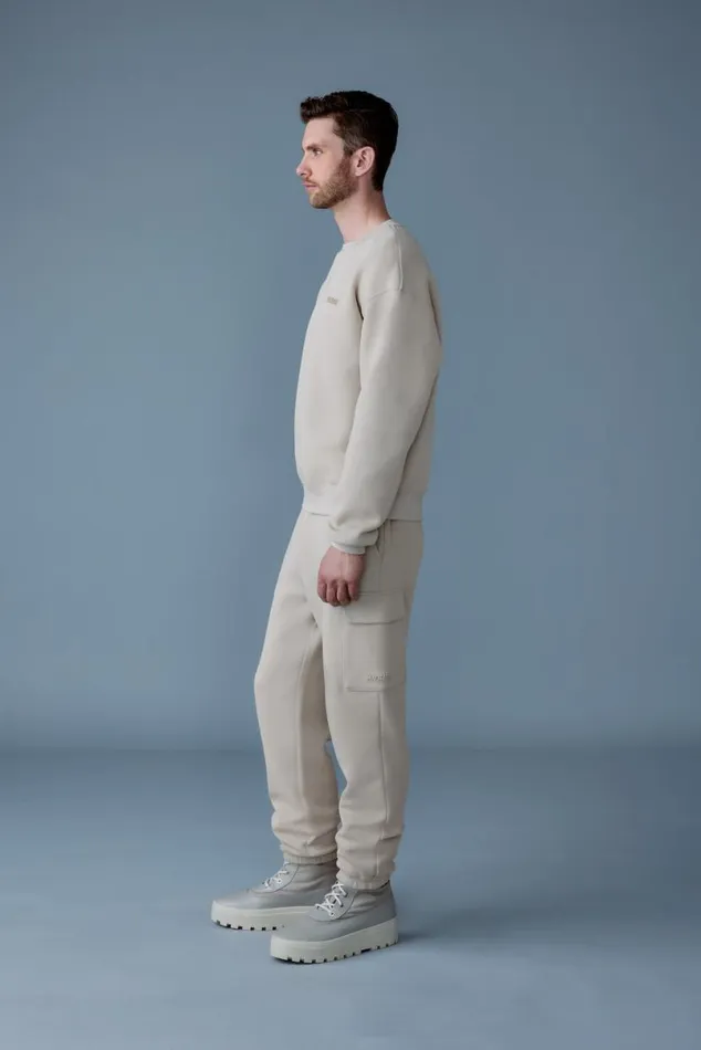 Pants and Shorts Men Mackage MARVINR Double Face Jersey Cargo Sweatpants Flame Pants and Shorts Men Mackage MARVINR Double Face Jersey Cargo Sweatpants Flame