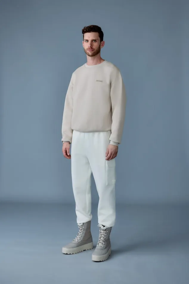 Pants and Shorts Men Mackage MARVINR Double Face Jersey Cargo Sweatpants Flame Pants and Shorts Men Mackage MARVINR Double Face Jersey Cargo Sweatpants Flame
