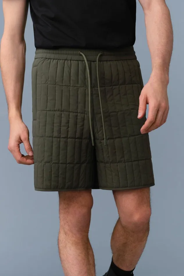 Pants and Shorts Men Mackage SEBASTIAN Vertical Quilted Shorts Black