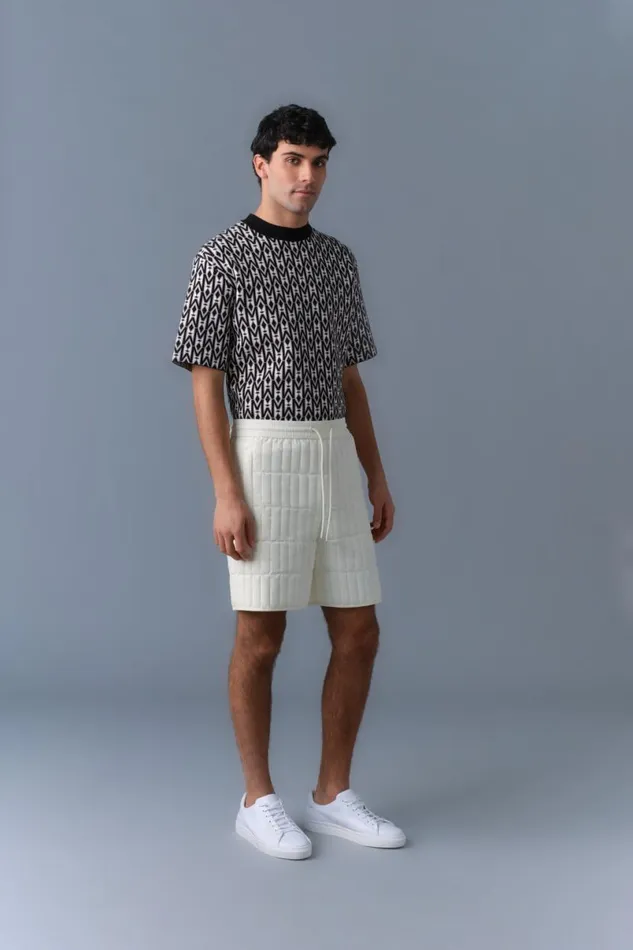 Pants and Shorts Men Mackage SEBASTIAN Vertical Quilted Shorts Black