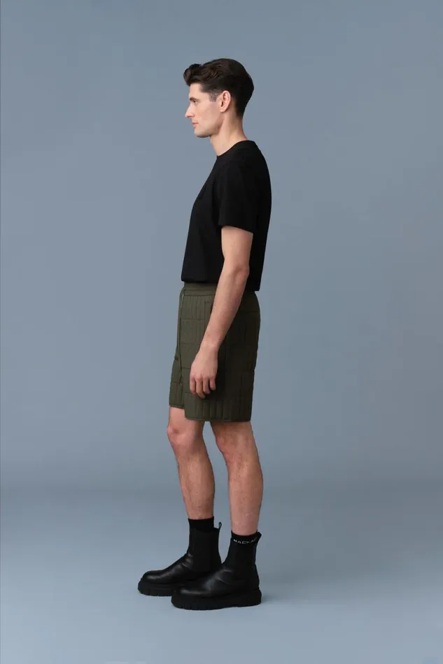 Pants and Shorts Men Mackage SEBASTIAN Vertical Quilted Shorts Black