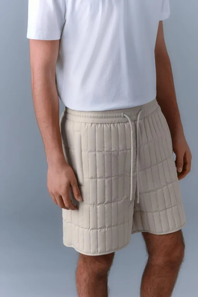 Pants and Shorts Men Mackage SEBASTIAN Vertical Quilted Shorts Black