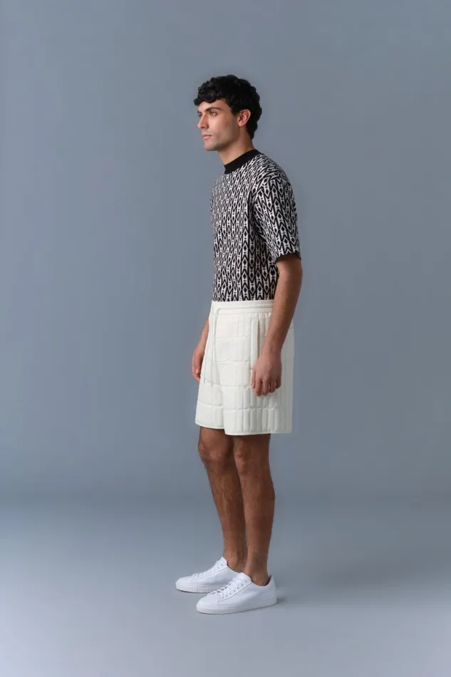 Pants and Shorts Men Mackage SEBASTIAN Vertical Quilted Shorts Black