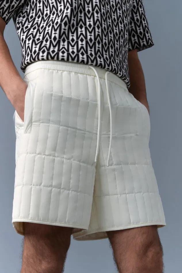 Pants and Shorts Men Mackage SEBASTIAN Vertical Quilted Shorts Black