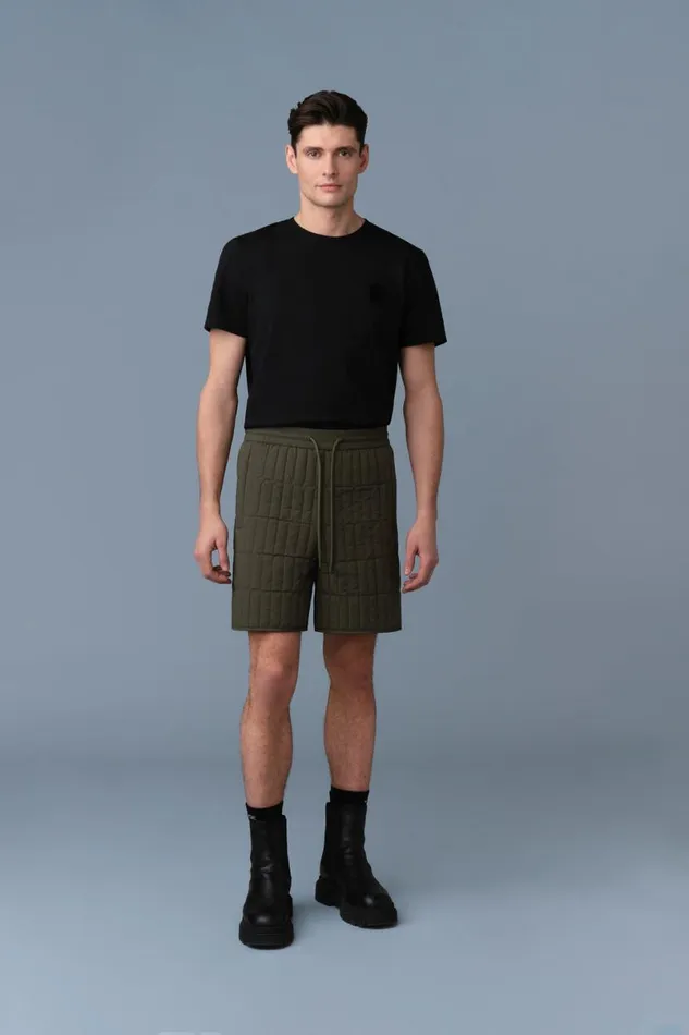 Pants and Shorts Men Mackage SEBASTIAN Vertical Quilted Shorts Black