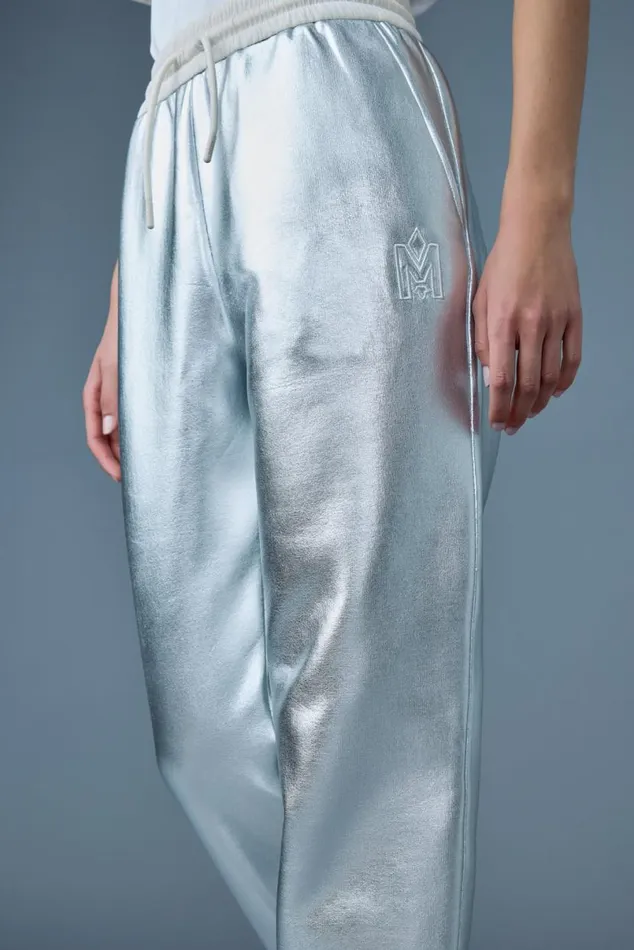 Pants and Shorts Women Mackage NEVM Metallic Finish Doubleface Jersey Sweatpants Gold Pants and Shorts Women Mackage NEVM Metallic Finish Doubleface Jersey Sweatpants Gold