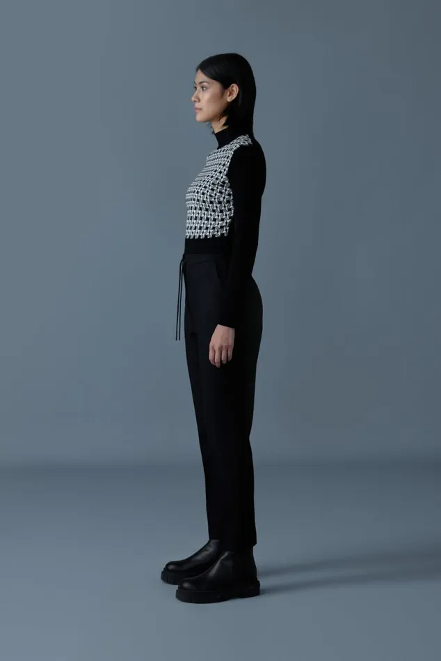 Pants and Shorts Women Mackage NIDYA Wool Halflined Pants Black Pants and Shorts Women Mackage NIDYA Wool Halflined Pants Black