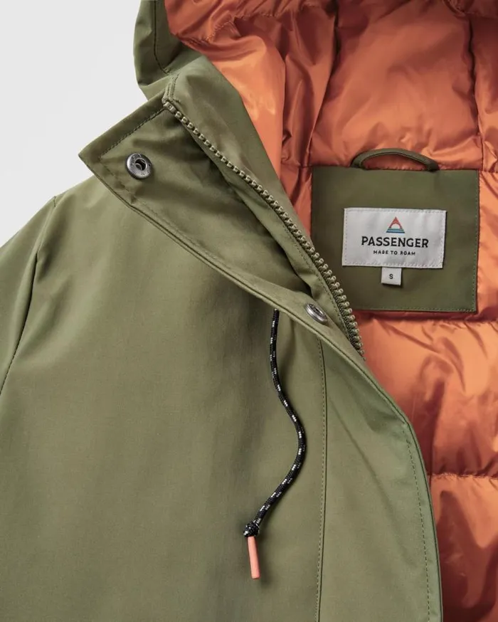 Passenger Clothing Alaska Recycled 20 Jacket Khaki Women Jackets