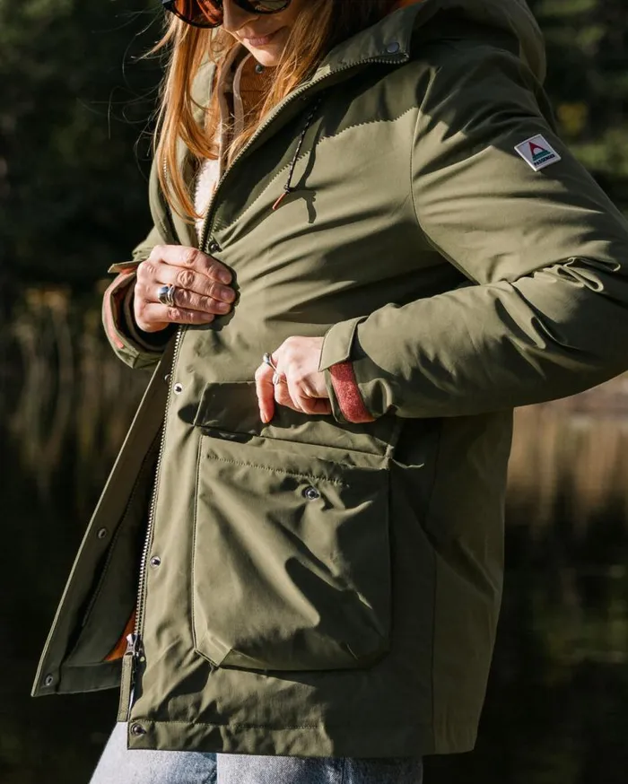 Passenger Clothing Alaska Recycled 20 Jacket Khaki Women Jackets