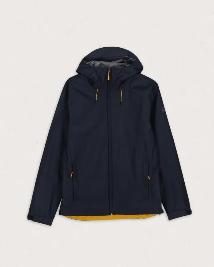Passenger Clothing Echo Recycled Water Resistant Jacket Deep Navy Men Jackets