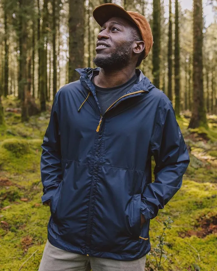 Passenger Clothing Echo Recycled Water Resistant Jacket Deep Navy Men Jackets