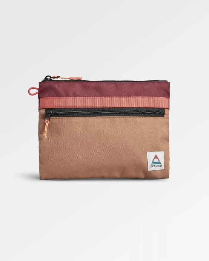 Passenger Clothing Essentials Recycled Pouch Golden Brown WomenMen Backpacks and Bags