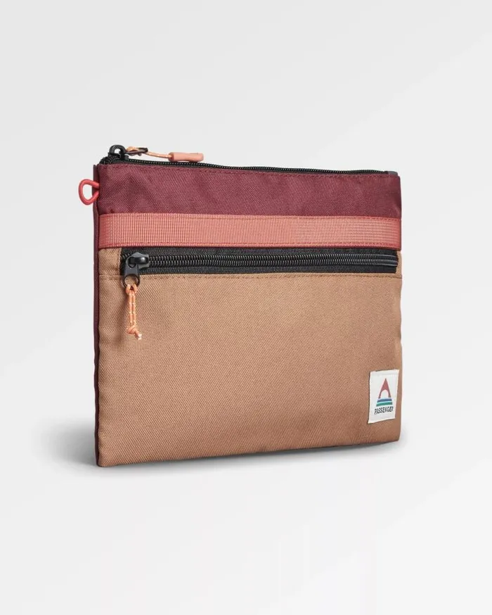 Passenger Clothing Essentials Recycled Pouch Golden Brown WomenMen Backpacks and Bags