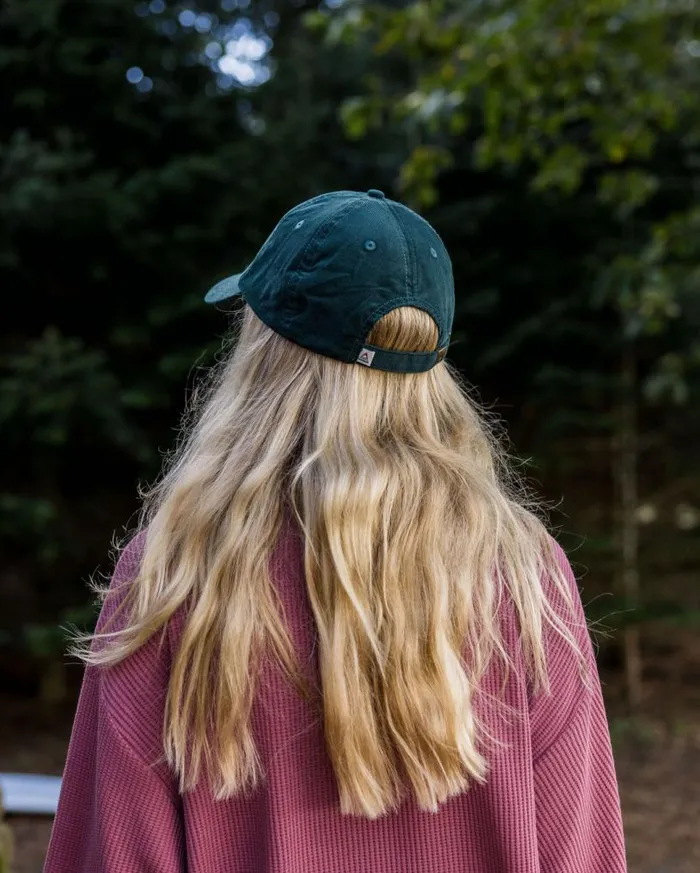 Passenger Clothing Fade Recycled Cord 6 Panel Cap Deep Ocean WomenMen Caps and Hats