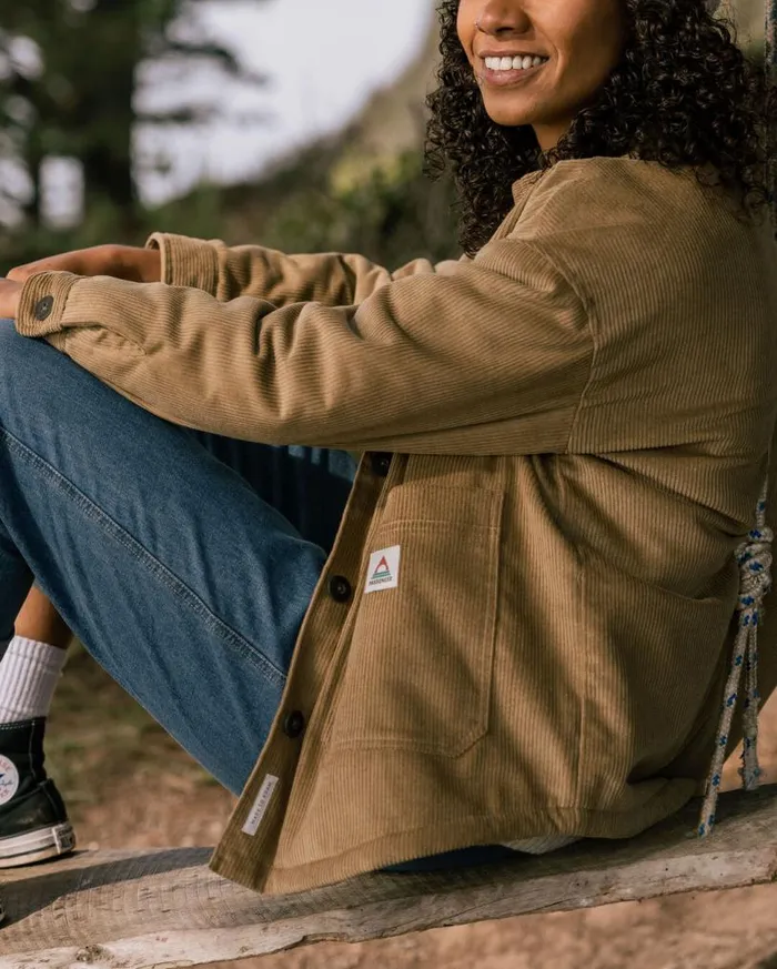 Passenger Clothing Flint Recycled Cord Overshirt Biscuit Women Shirts