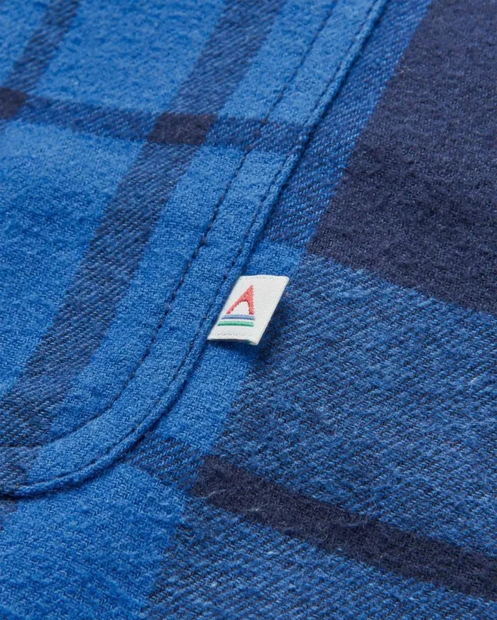 Passenger Clothing Freestyle SherpaLined Overshirt True Blue Men Shirts