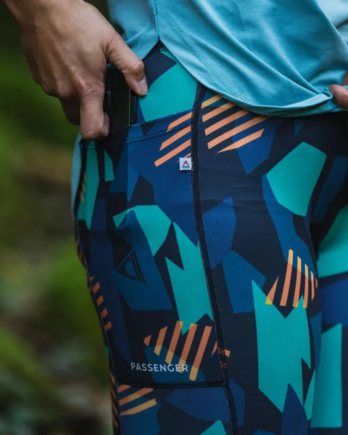Passenger Clothing Fresh Air 20 Recycled Leggings Deep Navy Camo Women Activewear