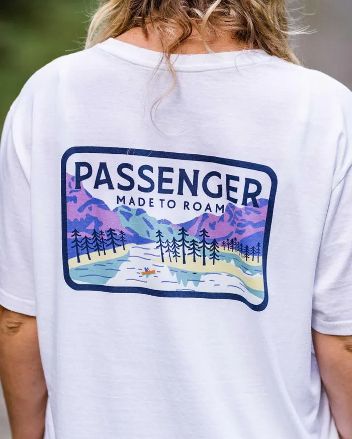 Passenger Clothing Love The Wild Recycled Cotton TShirt White WomenMen TShirts and Vests