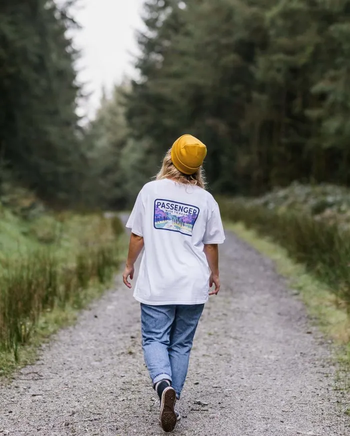 Passenger Clothing Love The Wild Recycled Cotton TShirt White WomenMen TShirts and Vests