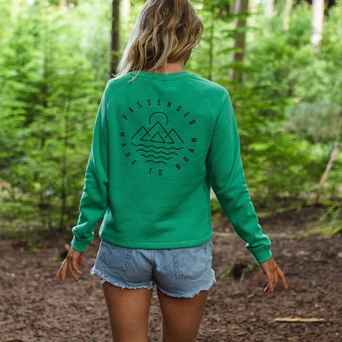 Passenger Clothing Remote Sweatshirt Green Spruce Women Hoodies and Sweatshirts