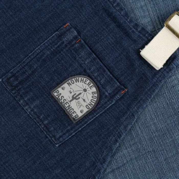 Passenger Clothing Yard Organic Cotton Denim Apron Dark Denim Women Outdoor Living